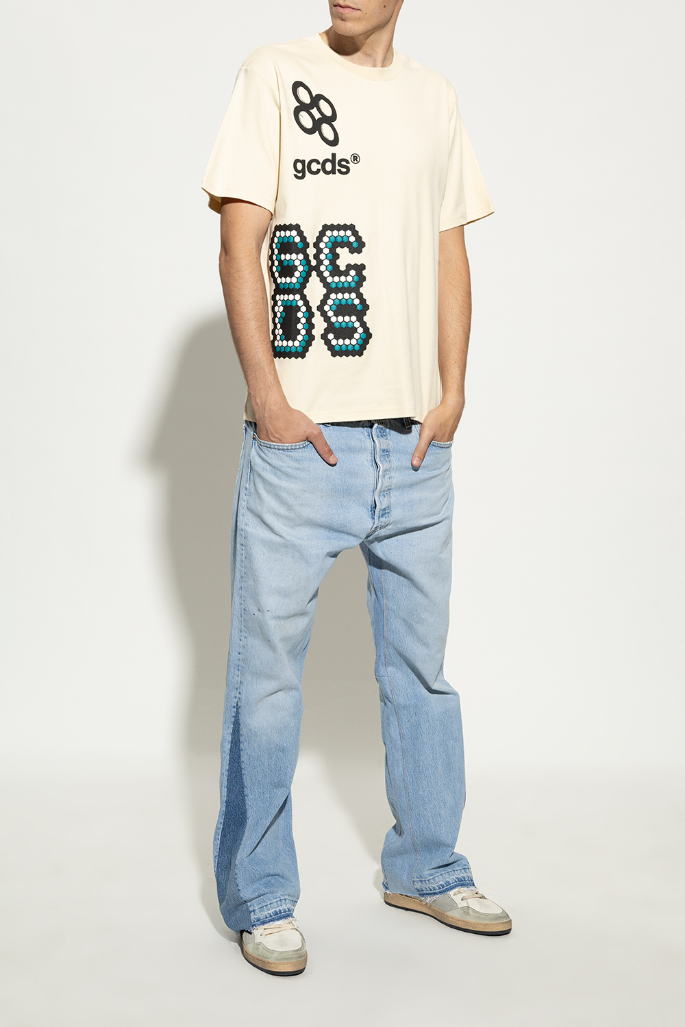 Golden ｜SNEAKERS (GMF00117 F003215 81780) Buy Golden Goose Ball Star 'White Black' - GMF00117 F003215